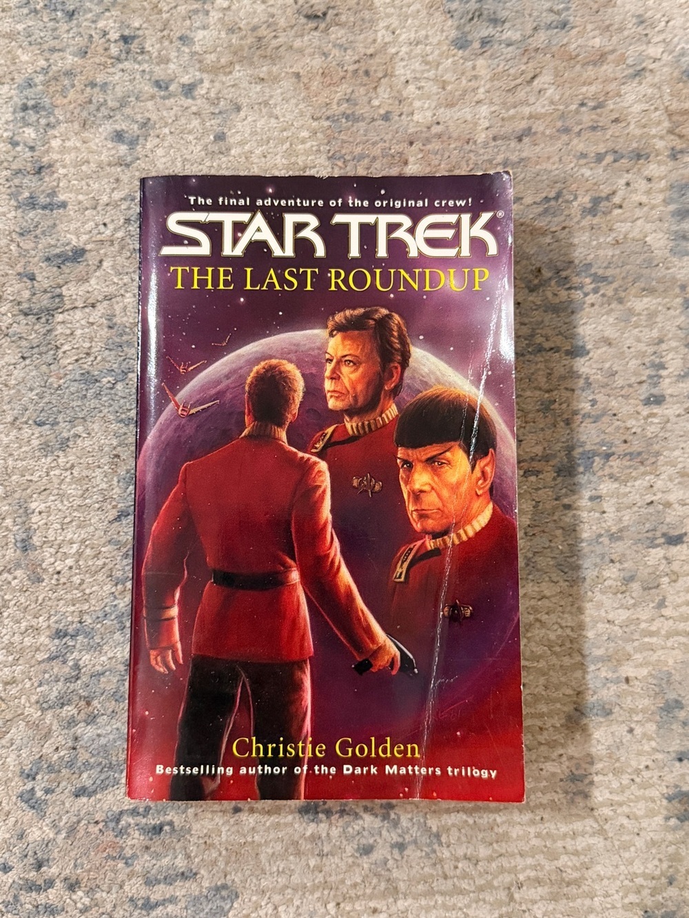Star Trek: The Last Roundup by Christie Golden - Red Cover